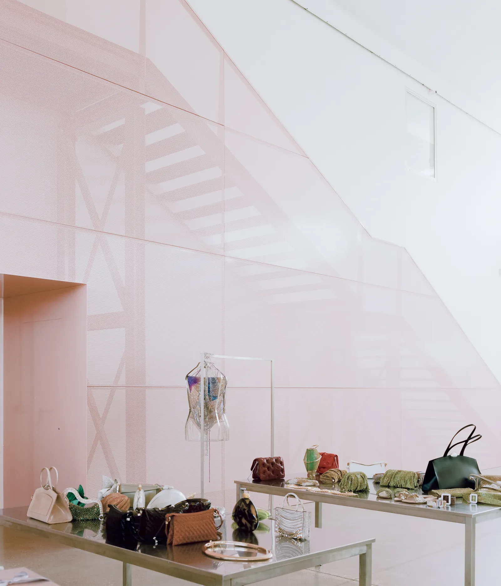 An artisan’s bench at Bottega Bruzziches