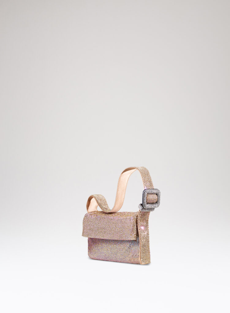 BENEDETTA BRUZZICHES VITTYSS24012033 関税送料込 Benedetta Bruzziches Vitty Mignon Crystal Mesh Shoulder Bag